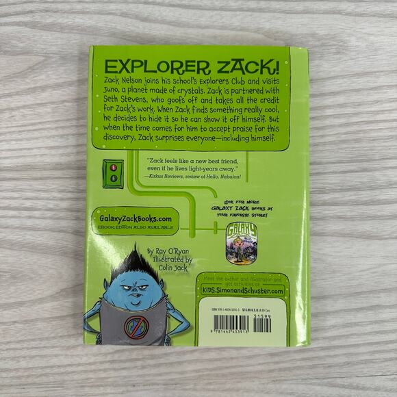 Galaxy Zack #2 Journey to Juno Ray O’Ryan Kids Chapter Book Space Adventure 2013 - Picture 2 of 6